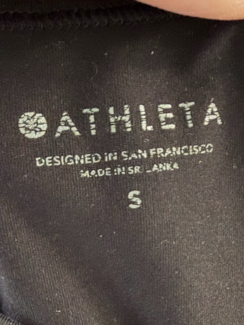 Athleta Black Racerback Performance Tank Size Small - Picture 4 of 4